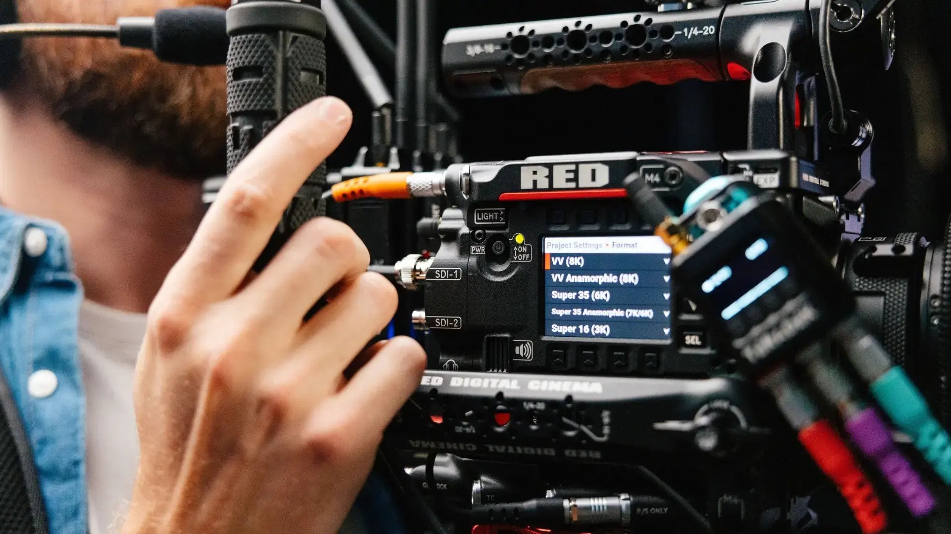 cinematic film camera
