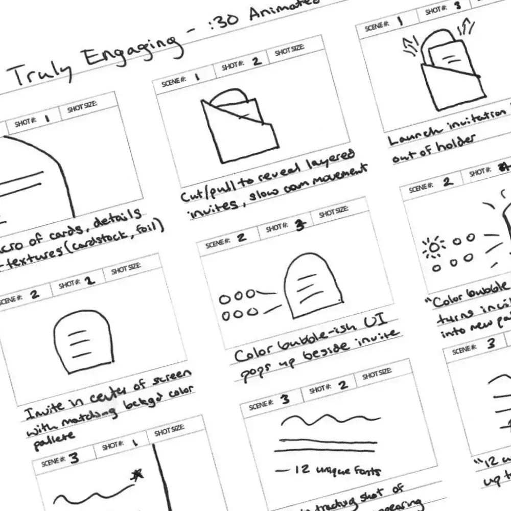 storyboard sketch