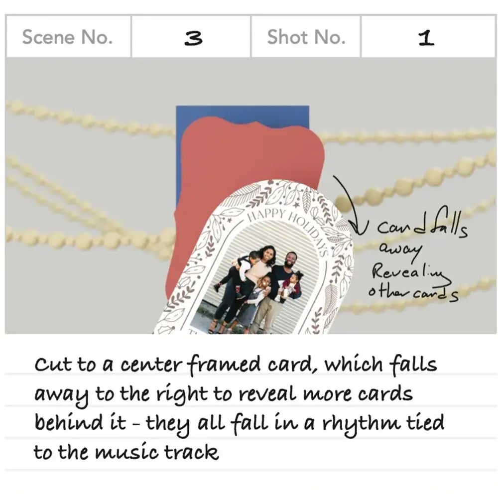 storyboard of motion graphic